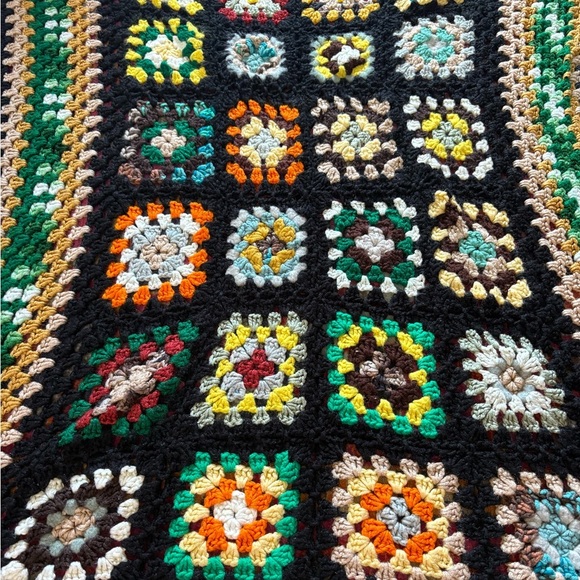 Colorful Crochet Afghan Blanket - Picture 10 of 16